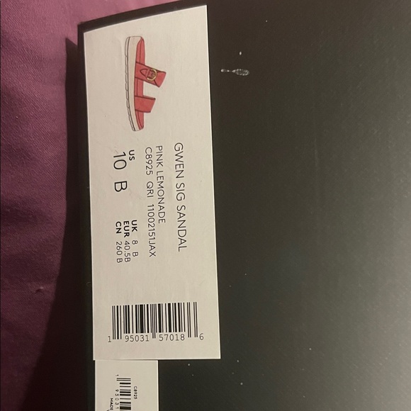 Coach Women's Pink Slide Sandals - Picture 9 of 10